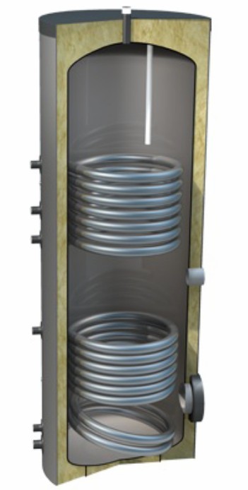 Ballon solaire 2 serpentins